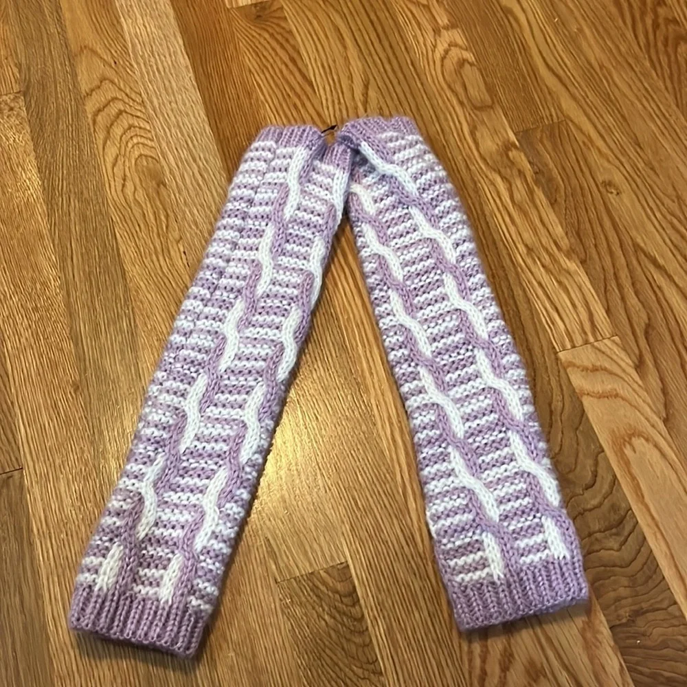 Free People Mariella Cable Knit Arm Warmers Size OS